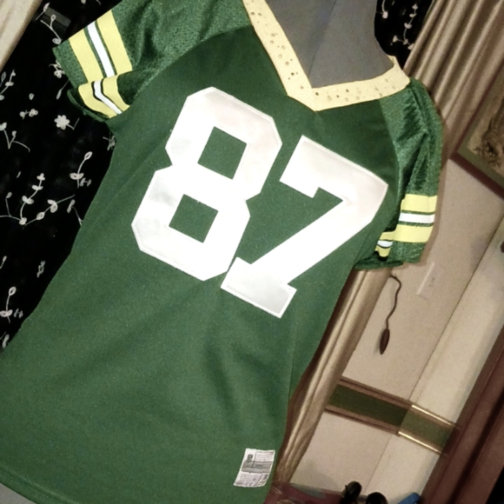 NFL Reebok Green Bay Packer Jersey #87 NELSON Size LG